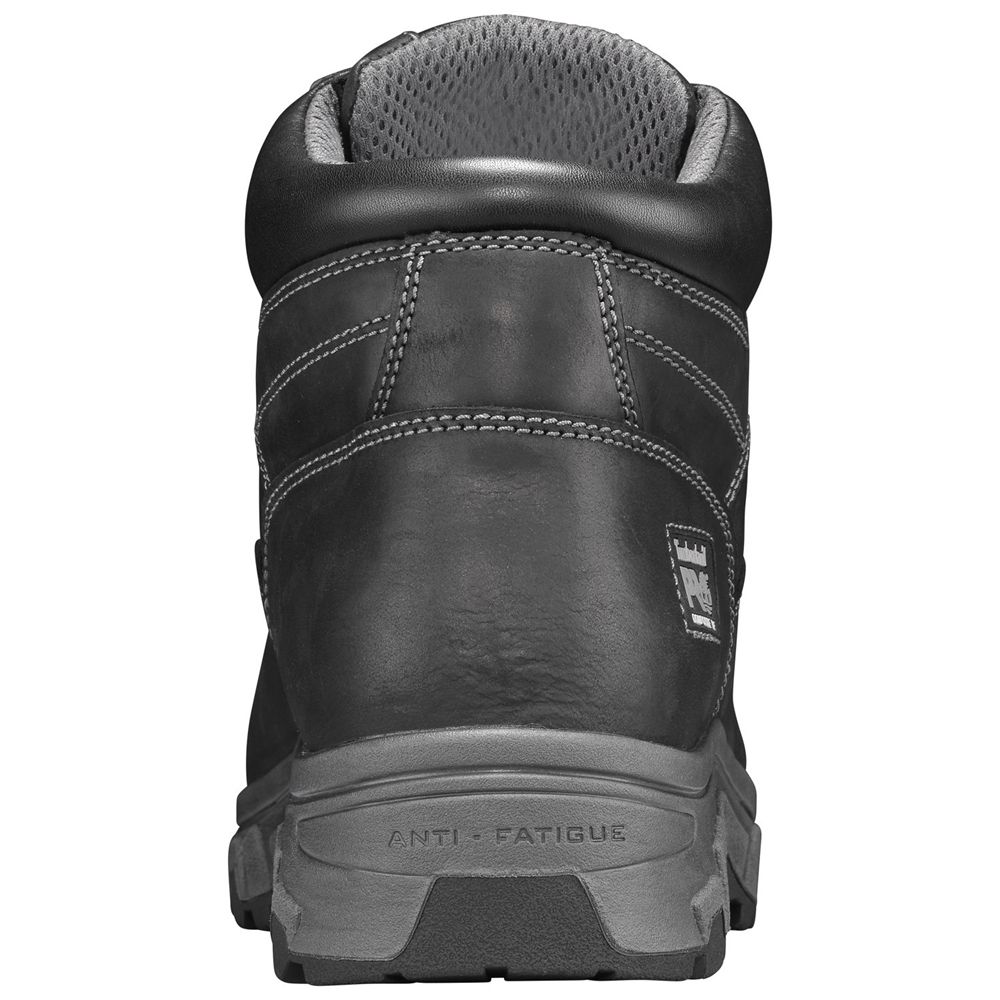 Bocanci De Muncă Timberland Barbati Negrii - Pro® Workstead 6\" Sd+ Comp Toe - Romania - FIXDUM591